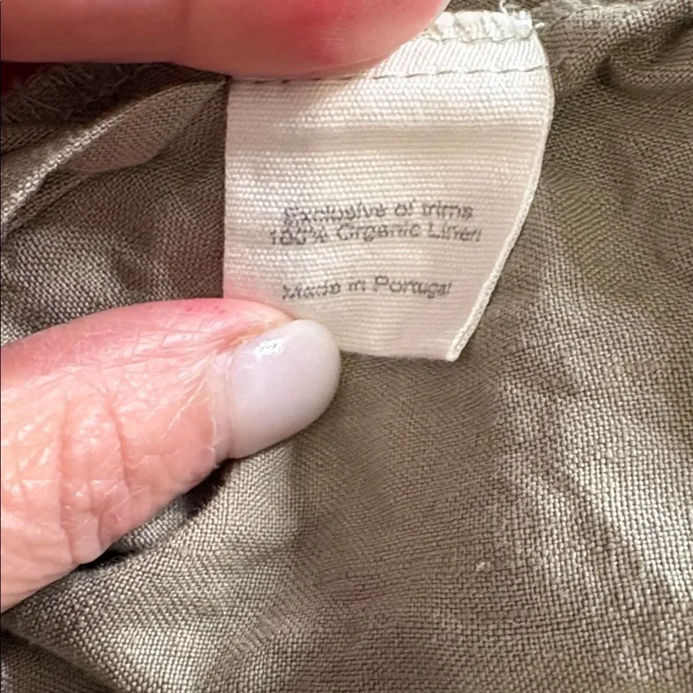 COYUCHI King Organic Relaxed Linen Duvet Cover $598